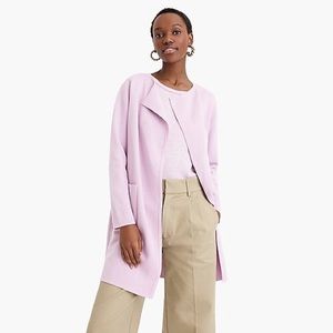 J. Crew Juliette Collarless Sweater Blazer